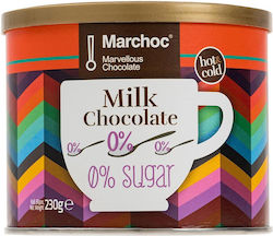 Ρόφημα Σοκολάτας Γάλακτος 0% Ζάχαρη Marchoc (230 g)