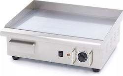 Lappas Gewerbliche Flachgrillplatten Elektrisch Chrom 55.5x47.5x22cm 3kW mit glatter & geriffelter Platte