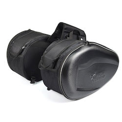 Moto Centric Σετ Σαμάρια Μοτοσυκλέτας 41.5lt σε Μαύρο Χρώμα