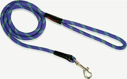 Pet Interest Λουρί/Οδηγός Σκύλου Ιμάντας Leash Rope Plain Indian σε Μωβ χρώμα 1.2m x 1.5cm