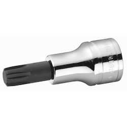 Facom Дълъг Битов ключ с Spline връх и Квадратно Гнездо 1/2'' 1бр Facom Дълъг Битов ключ с Spline връх и Квадратно Гнездо 1/2'' 1бр