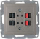 Mono Electric Steckdose Redner in Gold Farbe 500-002305142