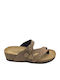 Flache Sandalen für Damen Anatomisch Startek Nocciola
