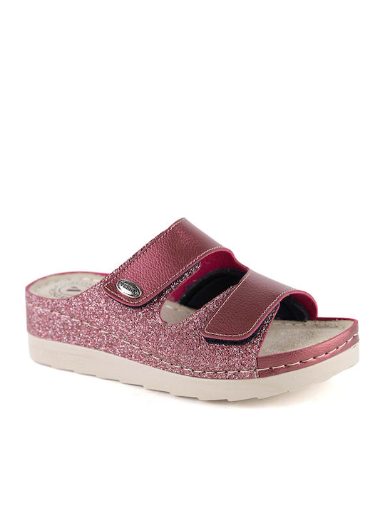 Vesna Women's Flat Sandals Anatomic in Burgundy...