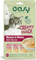 Oasy Treats with Beef for Cat 4pcs 15gr