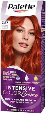 Βαφή Μαλλιών Intensive Color Cream No. 7.87 Έντονο Κόκκινο Χάλκινο Palette (50 ml)