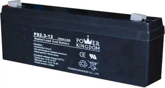 Power Kingdom UPS Battery with Capacity 2.3Ah and Voltage 12V PK-1223 1pcs