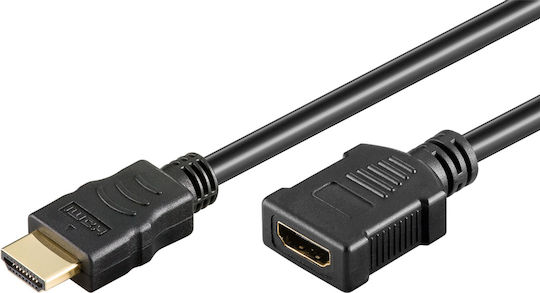 Goobay Cable HDMI male - HDMI female 5m Black
