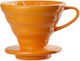 Feggrini J04 Πορτοκαλί Coffee Dripper Κεραμικό ...