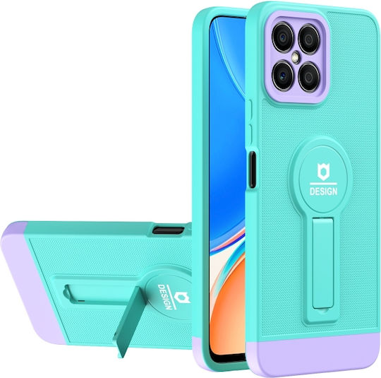 kickstand Задна корица Магнитен Зелен (Honor X8)