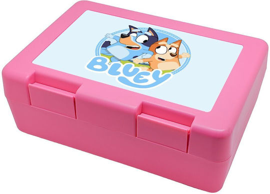 Koupakoupa Plastic Kids' Food Container Bluey Pink