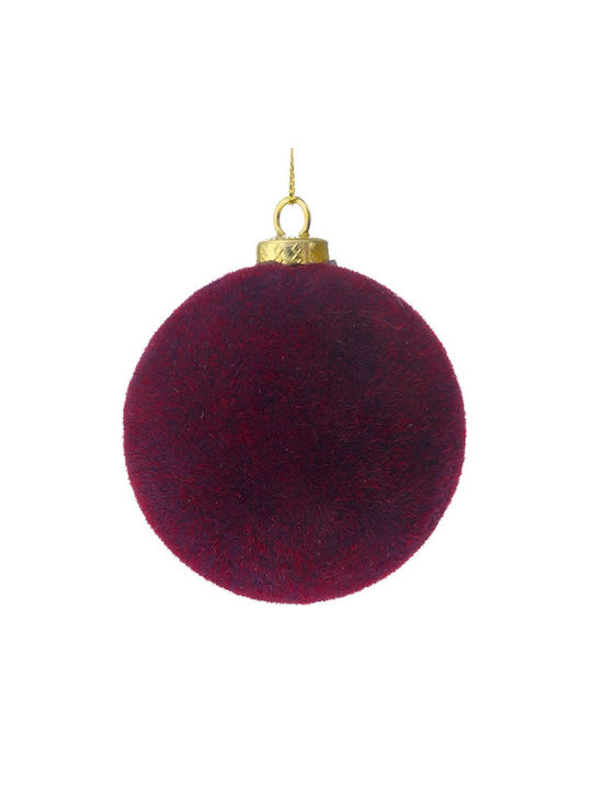 Hanging Ball Ornament Burgundy