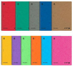 Typotrust Graphix Ruled Spiral Notebook A4 4 Subjects (Μiscellaneous colours)