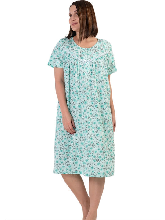 Vienetta Secret Summer Women's Nightdress Turqu...