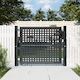 vidaXL Fence Gate in Gray Color 1.05x1.25m