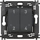 Bticino Wall-mounted Electrical Wall Switch Quadruplicate Without Frame Gray
