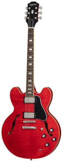 Epiphone Marty Schwartz ES-335 Elektrische Gitarre Einfacher Schnitt Sixties Cherry