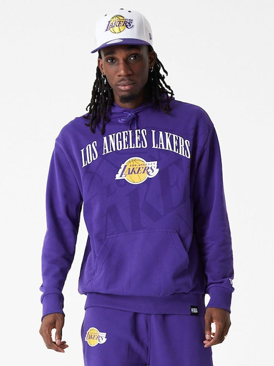La Lakers Ζακέτα με Κουκούλα Μωβ