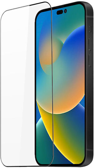 Borofone Tempered Glass Μαύρο (iPhone 14 Pro Max)
