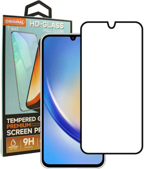 T-Max 3D Full Glue Full Face Tempered Glass (Samsung A34) 05-00288
