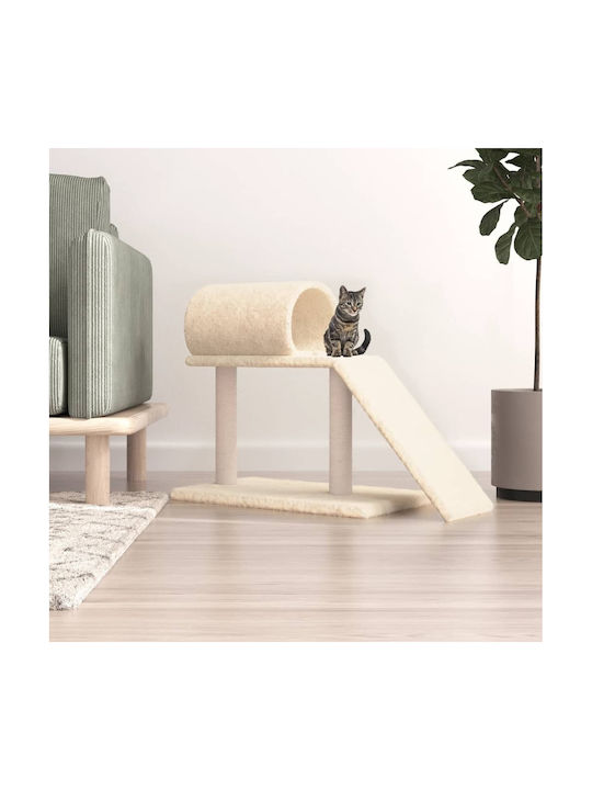 vidaXL Kratzbaum Katzen Kratzbaum Pole Beige 81x35x55.5cm