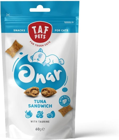 T.A.F. Pets Λιχουδιές με Τόνο για Ενήλικες Γάτες 60gr