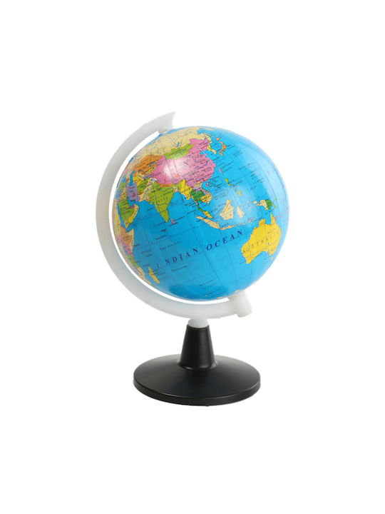 World Globe English with Diameter 14cm and Height 22.5cm