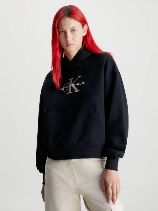 Calvin Klein Women's Hooded Sweatshirt Black