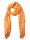 Women's Mătase Scarf Orange