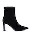 Xti Women's Suede High Heel Chelsea Boots Black