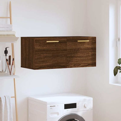 vidaXL Bathroom Cabinet Oak