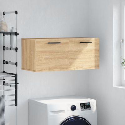 vidaXL Cabinet de baie L80xA36.5xÎ35cm Sonoma