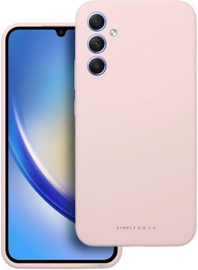 Roar Cloud-Skin Back Cover Σιλικόνης Ροζ (Galaxy A34)