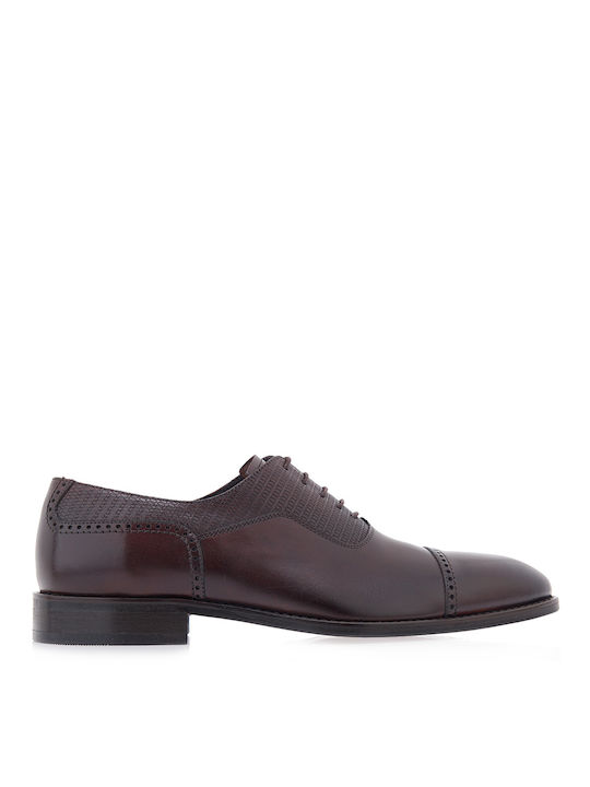 Giovanni Morelli Men's Leather Oxfords Brown