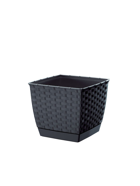 Prosperplast DRLK220 Oală pentru plante Gri 21x21x19cm