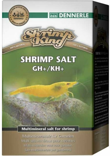 Dennerle Shrimp King Shrimp Salt GH/KH+ Aquarium Wasserbehandlung zum Umweltschutz 0.2kg
