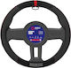 Sparco Car Steering Wheel Cover Synthetic Black with Red Seam