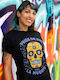 T-shirt Μαύρο