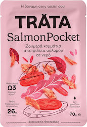 File de Somon în Apă SalmonPocket Trata (70g)