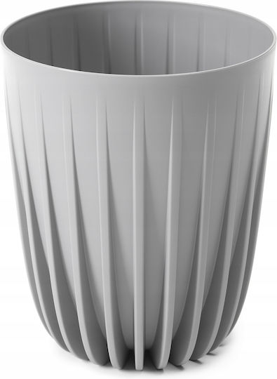 Lamela Mira Kunststoff Blumentopf Grau 19x19x22,6 cm