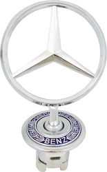 Mercedes-Benz Car Brand Logo Hood