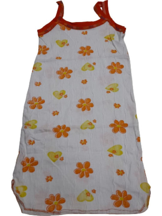 Tres Chic Kids' Nightgown Summer Orange