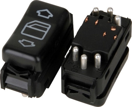 Prasco Car Window Switch for Mercedes-Benz E Class Black