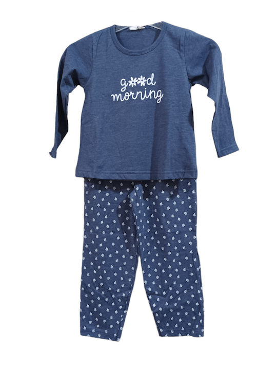 XMYTZQPLK Children's Winter Pajamas XMY663 Blue