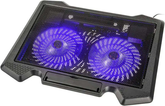 Kolink Cooling Pad για Laptop έως 15.6" με 2 Ανεμιστήρες και Φωτισμό KL-N200