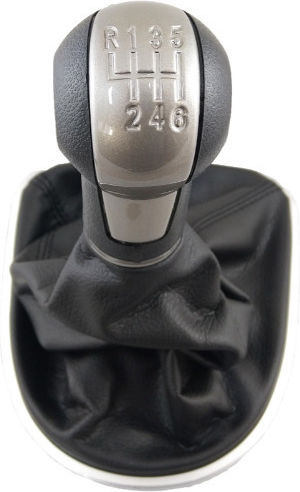Πόμολο Ταχυτήτων για Mazda 2 / 6 Seat Leon 2005-2012 Μαύρο
