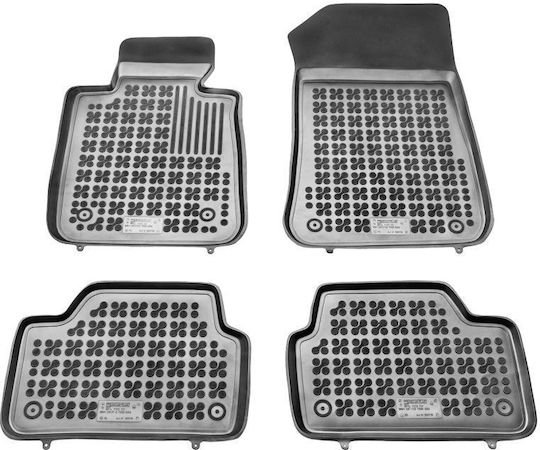 Sahler Set of Front and Rear Mats 4pcs Tray Type for BMW Series 1 / E87 / X1 Mazda 2 2004-2015 Black