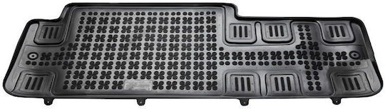 Sahler Rear Mats 2pcs Tray Type for Peugeot Traveller Opel Zafira Life Toyota Proace (Verso) Citroen SpaceTourer Mazda 2 Black