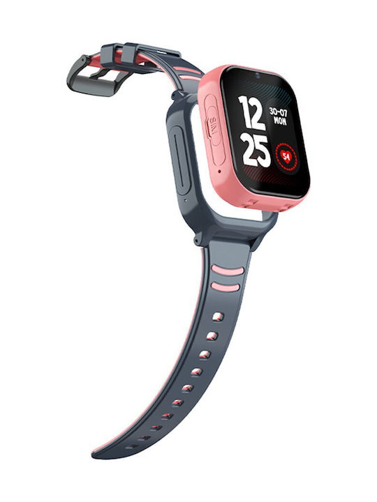 Forever Smartwatch Pentru Copii KW-510 4G Cu GPS Și Cameră Roz