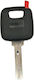 Silca Car Key with Immobilizer Socket